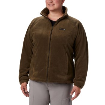 Dámské Bundy Columbia Benton Springs Full Zip Plus Size Olivy Zelené FDKZUS670